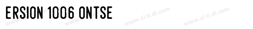 Version 1006Fontse字体转换